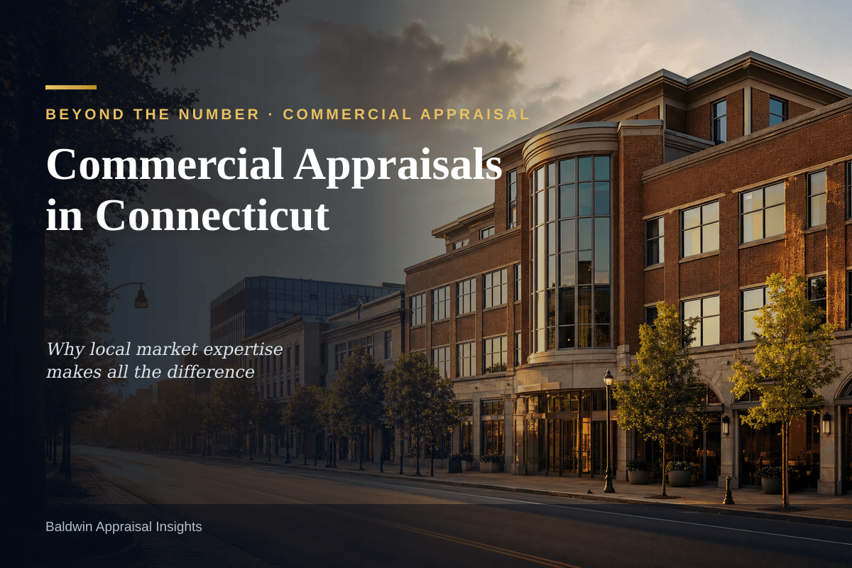 Connecticut commercial corridor — Baldwin Appraisal litigation support and expert witness